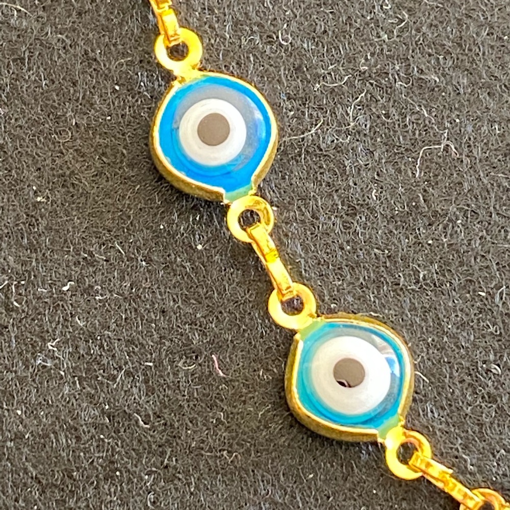 Turkish blue eye necklace - Picture 4 of 5